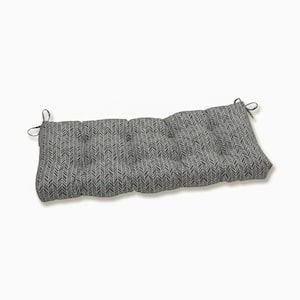 Other Rectangular Outdoor Bench Cushion in Gray