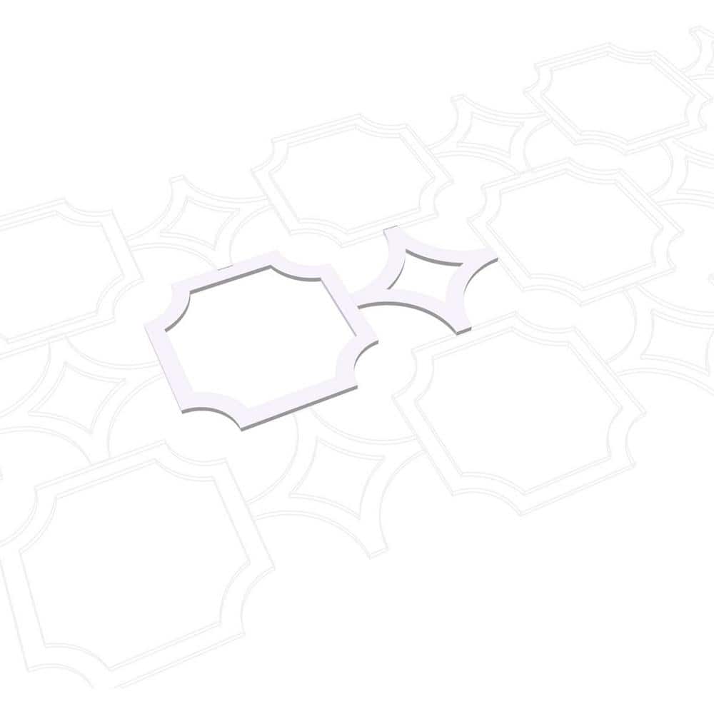 Large White PVC Decorative Fretwork Wall Panels