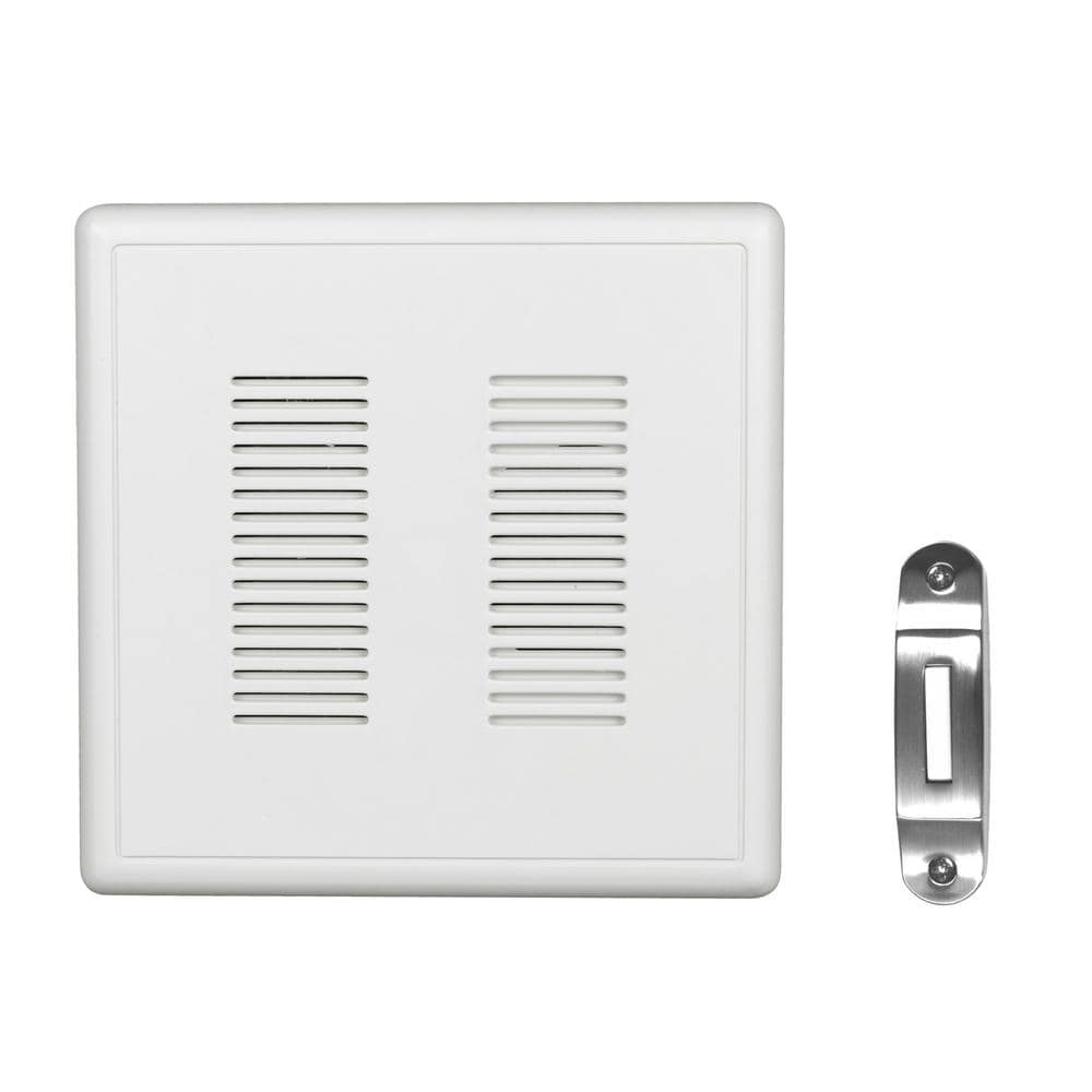 PrimeChime Plus 2 Video Compatible Wired Door Bell Chime Kit with Nickel Decorative Button price history on PriceWatchPro