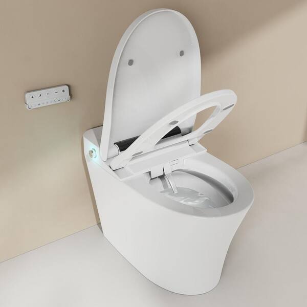 WELLFOR Dual Flush Smart Bidet Toilet with Auto Flush and Heated Seat