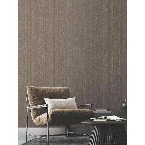 Vintage Tin Burnished Brown Wallpaper