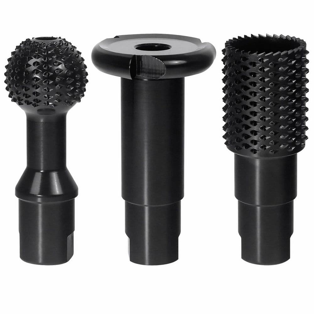 3 PCS Angle Grinder Ball Gouge Attachments 5/8-11 Thread Power Carving Sphere Rotary Burr Steel for Wood price history on PriceWatchPro