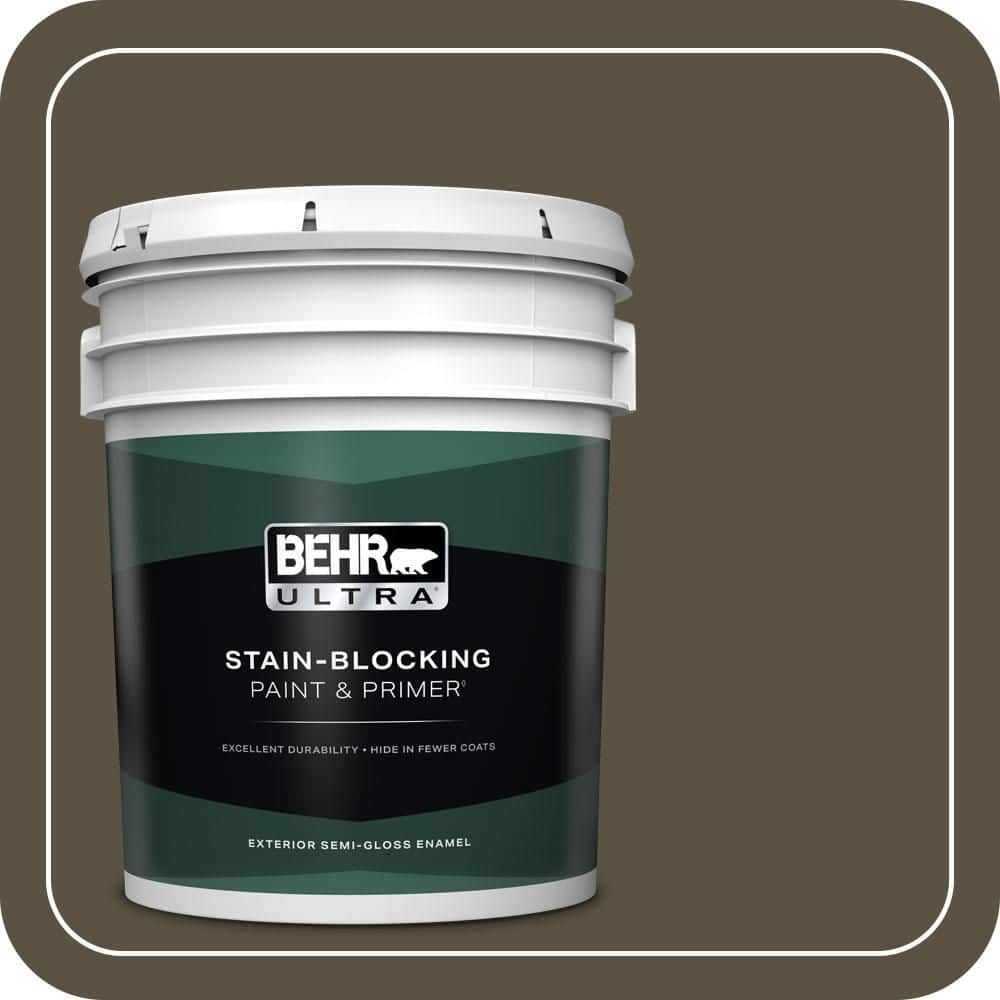 5 gal. #S-H-730 Eagle Rock Semi-Gloss Enamel Exterior Paint & Primer price history on PriceWatchPro