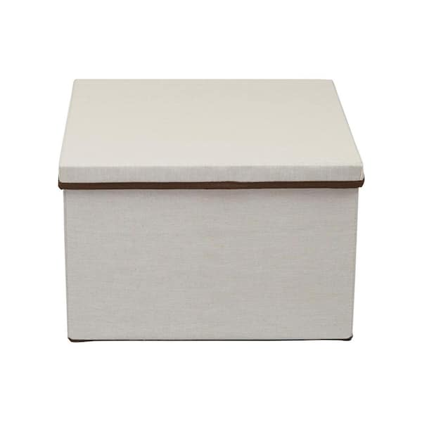 Canvas toy box shops with lid