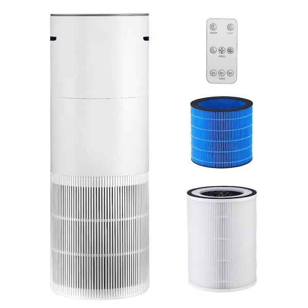 Air Purifier, Covers Up to 1090 sq. ft. in One Hour 22 dB HEPA 11 Filter Up to 95% White Air Cleaner Tower