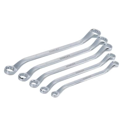 Double Ended Metric Offset Box Wrench Set (5-Piece)
