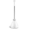 simplehuman Toilet Plunger in Black BT1086 - The Home Depot