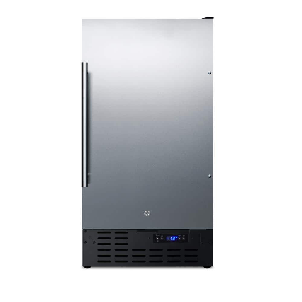 2.7 cu. ft. Frost Free Mini Upright Freezer in Stainless Steel