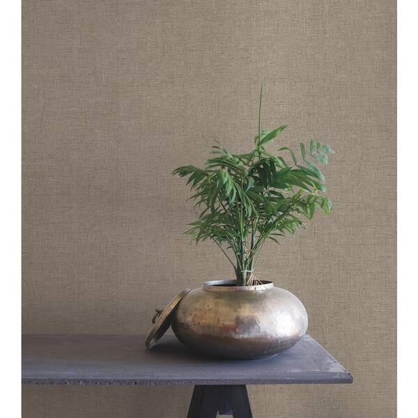 Rugged Linen Adirondack Beige Wallpaper