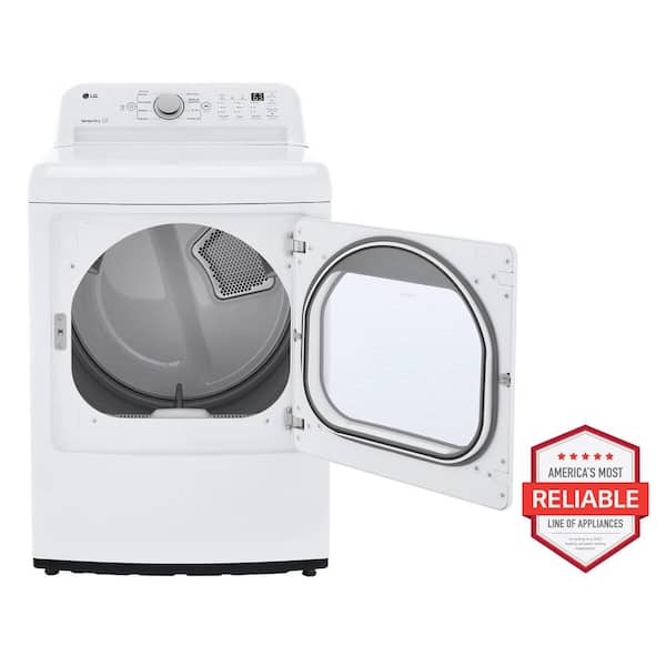 7.3 Cu. Ft. Vented Gas Dryer in White with Sensor Dry Technology
