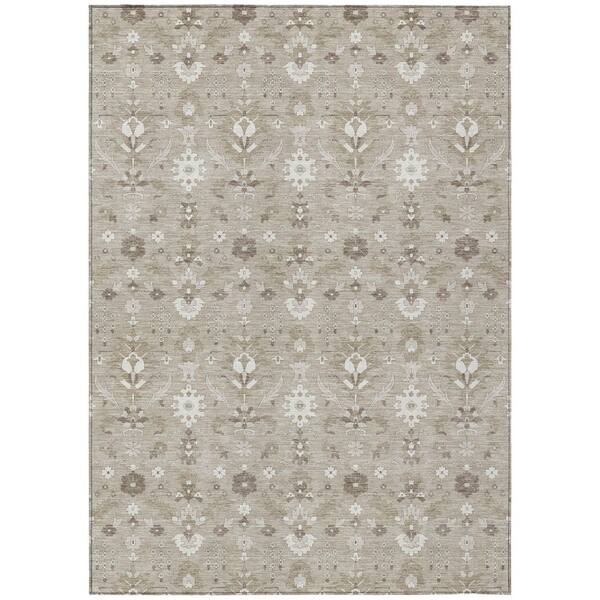 Chantille Machine Washable Indoor/Outdoor Abstract ACN2857 Beige 10 ft. x 14 ft. Area Rug