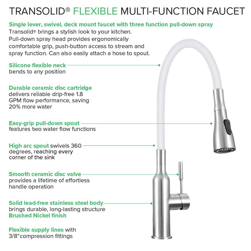 24-Inch White Freestanding Laundry Sink with Stainless Steel Faucet