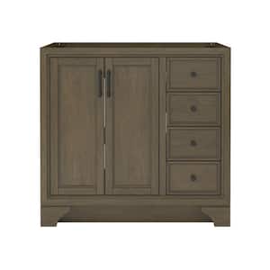 Lanagan 36 in. W x 21.5 in. D x 34 in. H Bath Vanity Cabinet without Top in Shaded Timber