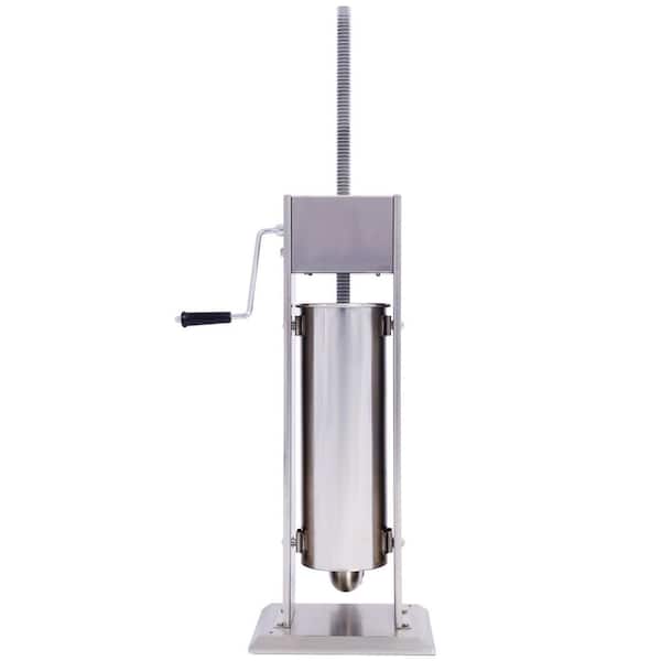 Commercial 32 lbs. / 15 L Stainless Steel Dual Speed Vertical Sausage Stuffer  Meat Filler with 4-Stuffing Tubes RichMSausageS01 - The Home Depot