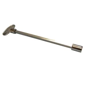 18 in. Universal Gas Valve Key in Polished Chrome