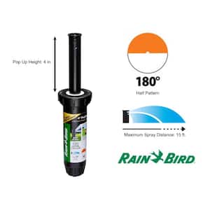 Rain Bird 25PJ Brass Impact Sprinkler on a Spike, Adjustable 20-41 ft.  25PJLSP - The Home Depot