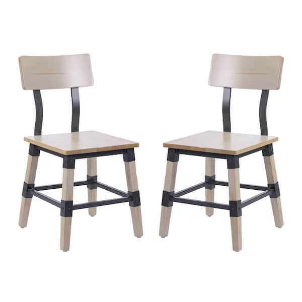 Carnegy Avenue Antique White Wood Dining Chair Set of 2