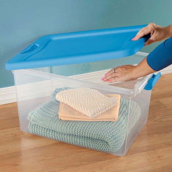 Sterilite 64 qt. /61 L Latching Box-Storage Tote 14974906