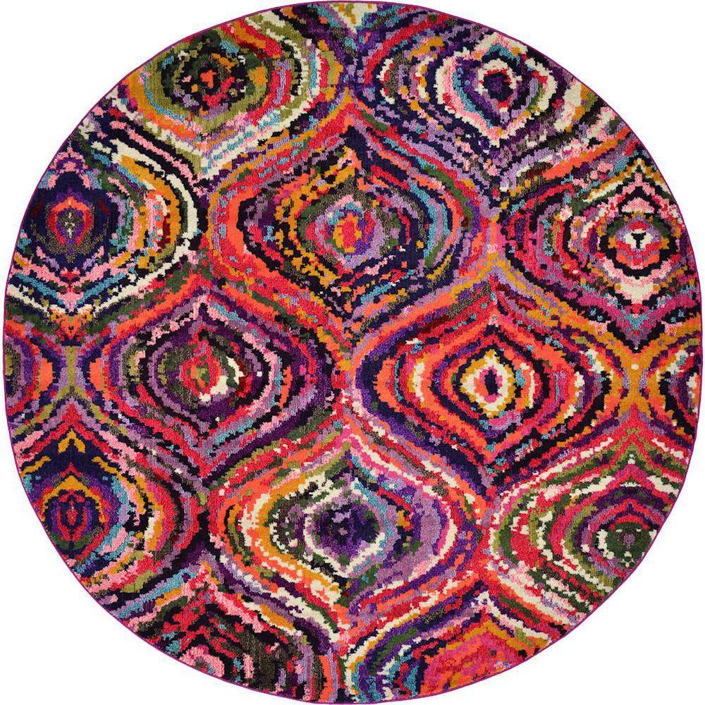 Estrella Magnolia Multi 8' 0 x 8' 0 Round Rug price history on PriceWatchPro