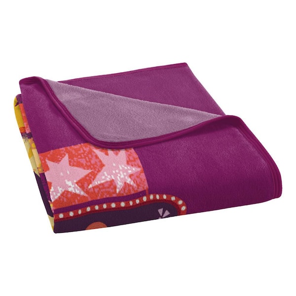 Northwest Coperta Disney Ariel Micro Raschel, 116,8 x 152,4 cm, Floatie Friends