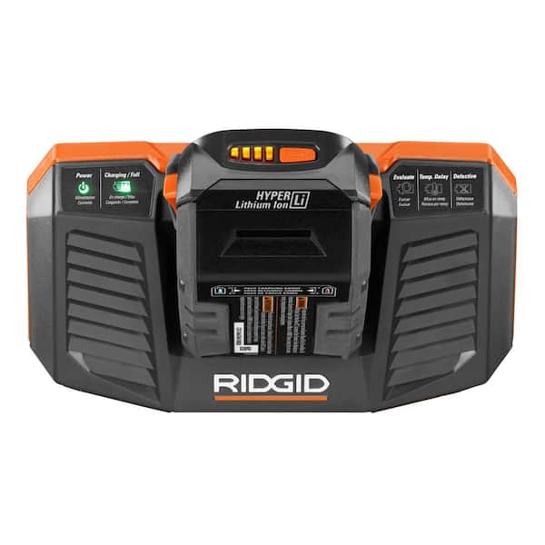 RIDGID - 18-Volt Lithium-Ion 2.0 Ah Battery Pack and Charger Kit