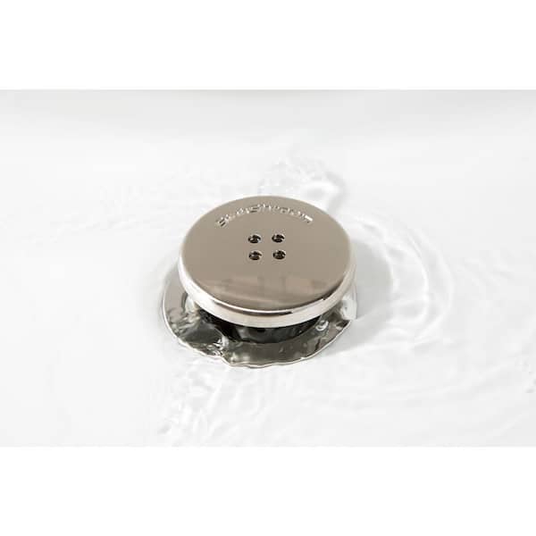 TubShroom 1 in. - 1.25 in. Bathroom Sink Drain Protector Hair Catcher in  White SSWHT988 - The Home Depot