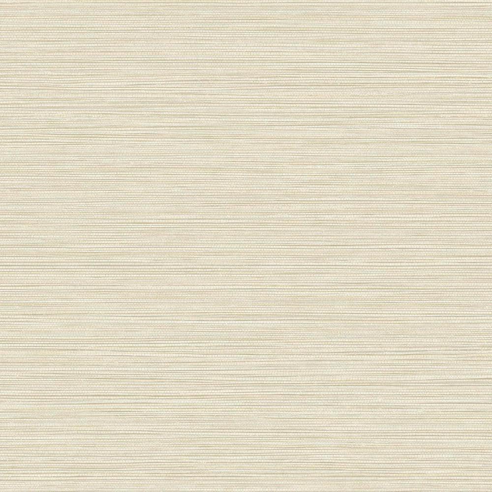 Alabaster Embossed Grasscloth 3D Vinyl Wallpaper Roll