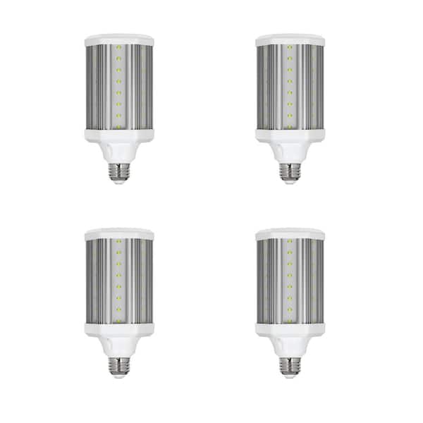 Feit Electric 300-Watt Equivalent Corn Cob High Lumen Daylight (5000K) HID Utility LED Light Bulb (4-Pack)