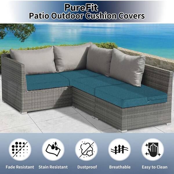 Outdoor cushion slipcovers discount