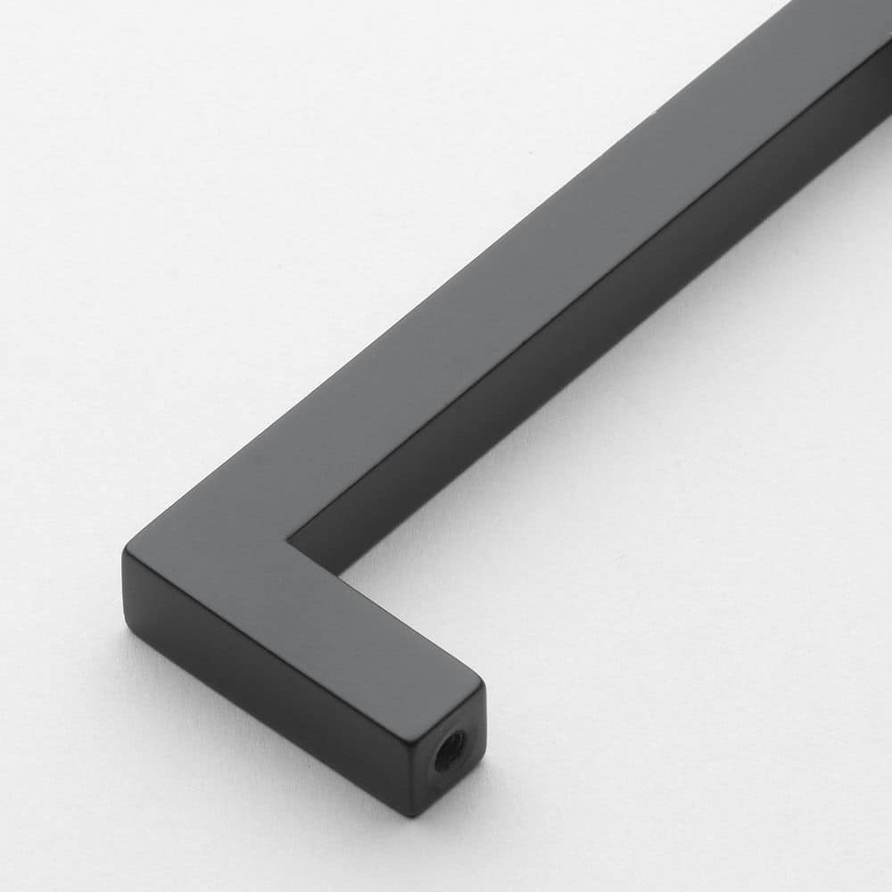 Matte Black Steel Modern Cabinet Drawer Bar Pull