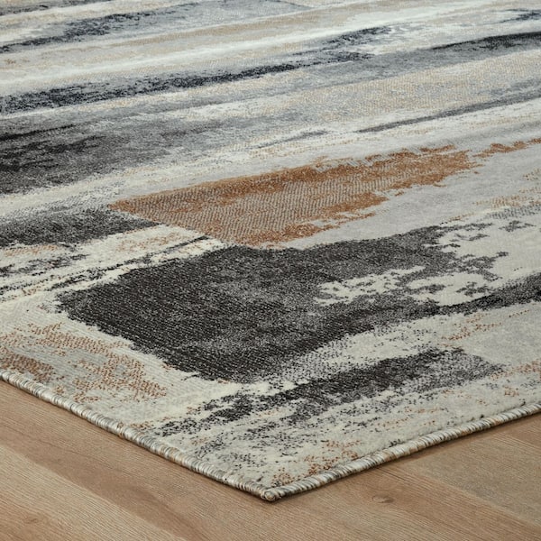 Sportsglyphs Blue 4 ft. x 6 ft. Area Rug