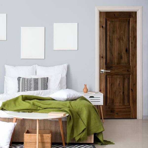 家具 door Krosswood Doors 30 in. x 80 in. 2-Panel Square Top Solid
