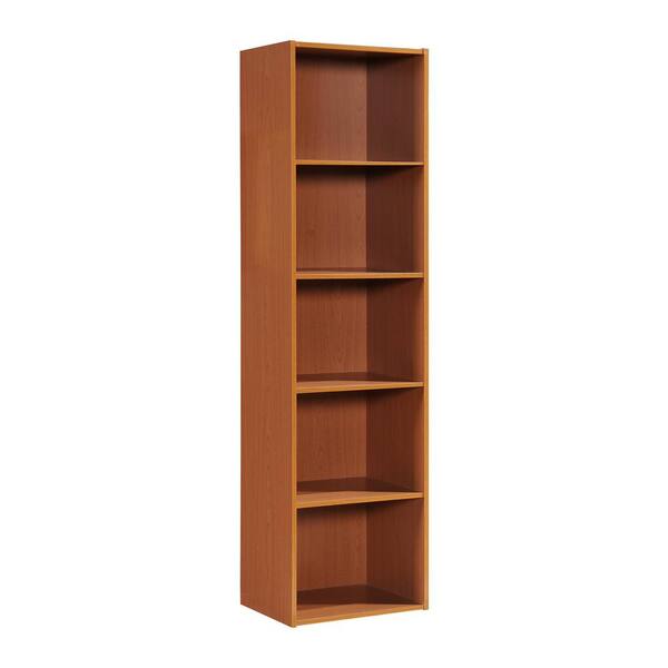 Hodedah 59 06 In Cherry Wood 5 Shelf, Abigail Standard Bookcase Assembly Instructions
