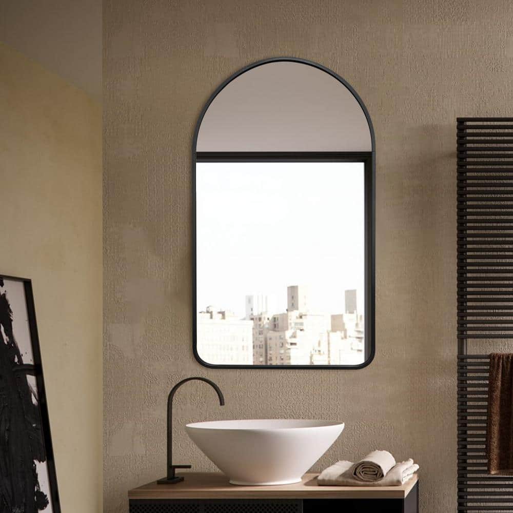 Elegant Silver Oval Vanity Bathroom Mirror 19.5" x 31"