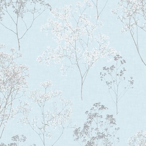 Queen Anne's Lace Vinyl Roll Wallpaper (Covers 55 sq. ft.)
