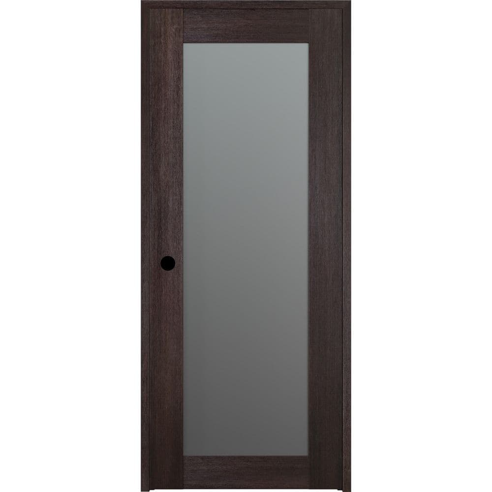 Avon 207 N DIY-Friendly 30 in. х 96 in. Right-Hand Frosted Glass Veralinga Oak Composite Single Prehung Interior Door price history on PriceWatchPro
