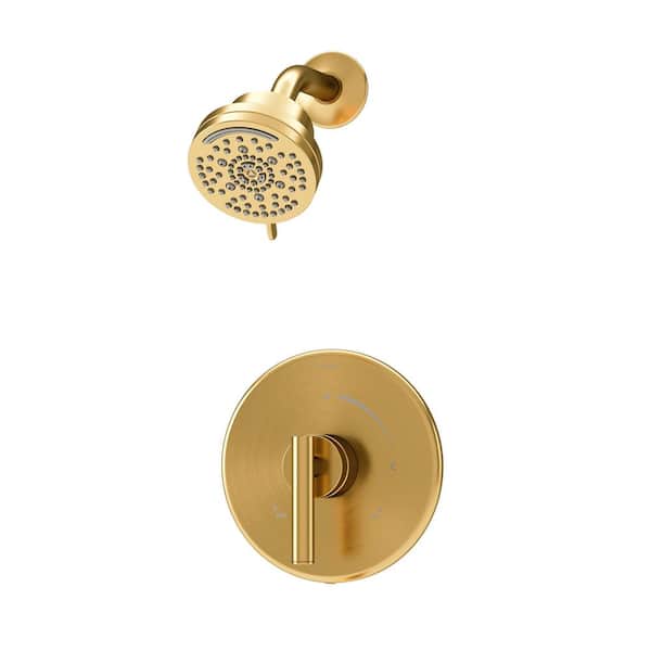 Symmons Dia HydroMersion Shower Trim Kit with Solid Brass Escutcheon Single Handle Multi Spray - 1.5 GPM (Valve Not Included)