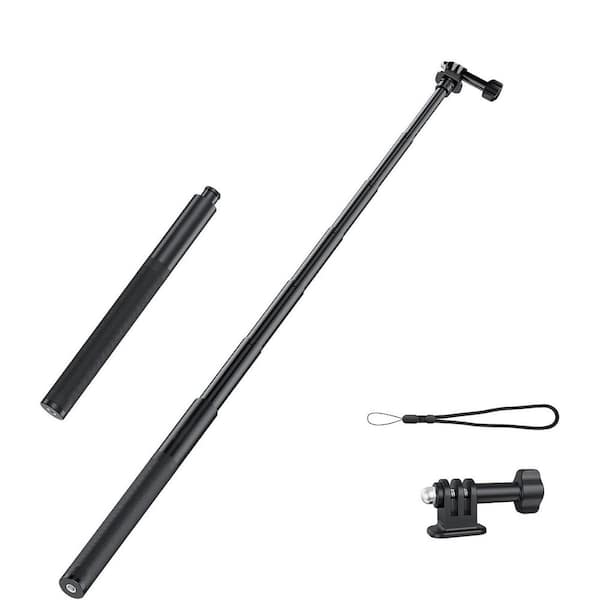 OBJLGEV 131cm Extension Selfie Stick for Action Cameras GoPro Insta360 Smartphone Gimbal Black