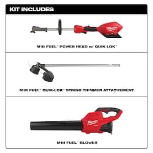 M18 FUEL 18V Lithium-Ion Cordless Brushless QUIK-LOK String Trimmer and Blower Combo Kit (2-Tool)