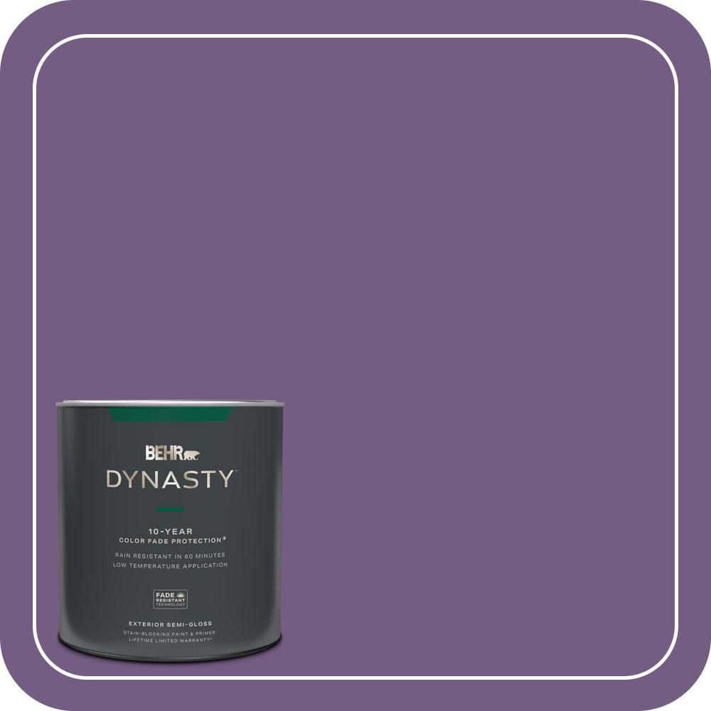 1 qt. #650B-7 Mystical Purple Semi-Gloss Exterior Stain-Blocking Paint & Primer price history on PriceWatchPro