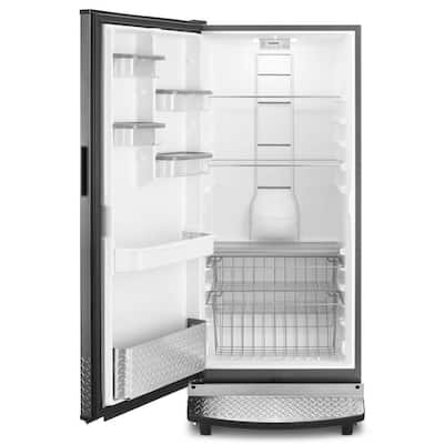 17.8 cu. ft. Rolling Freezerless Refrigerator in Black
