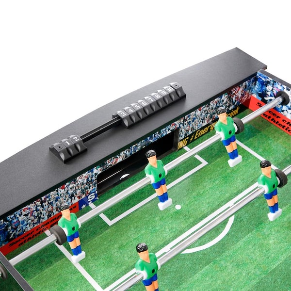 Hathaway Playoff 4 ft. Foosball Table, Soccer Game for Kids and Adults with  Ergonomic Handles, Analog Scoring and Leg Levelers BG1031F - The Home Depot