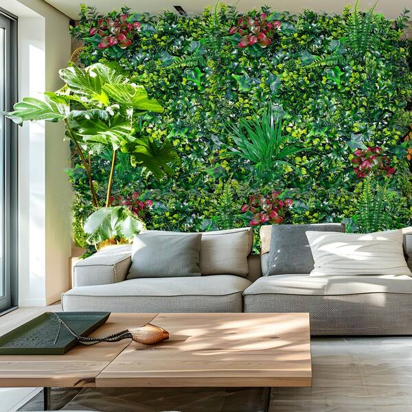 グリーンルーム ブレイクウォール 20 in. W x 20 in. H Plastic Grass Backdrop Wall,Garden Fence
