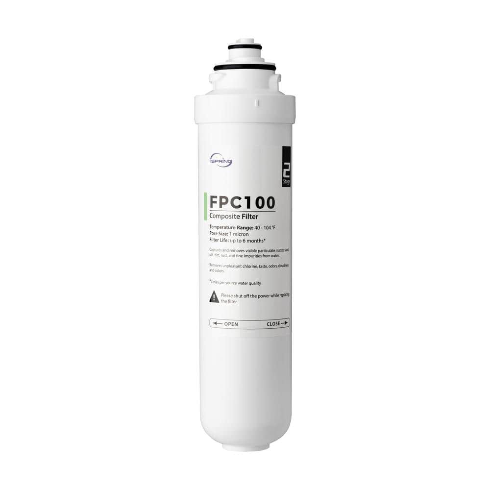ISPRING Water Filter Cartridge for RCD100 Countertop Reverse Osmosis System, Composite Filter