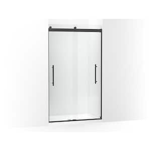 Levity Plus 45-48 in. W x 82 in. H with 3/8 in. Thick Sliding Frameless Shower Door Crystal Clear Glass