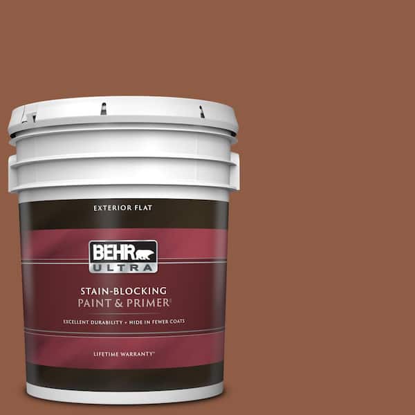 BEHR ULTRA 5 gal. #PPU3-18 Artisan Flat Exterior Paint & Primer