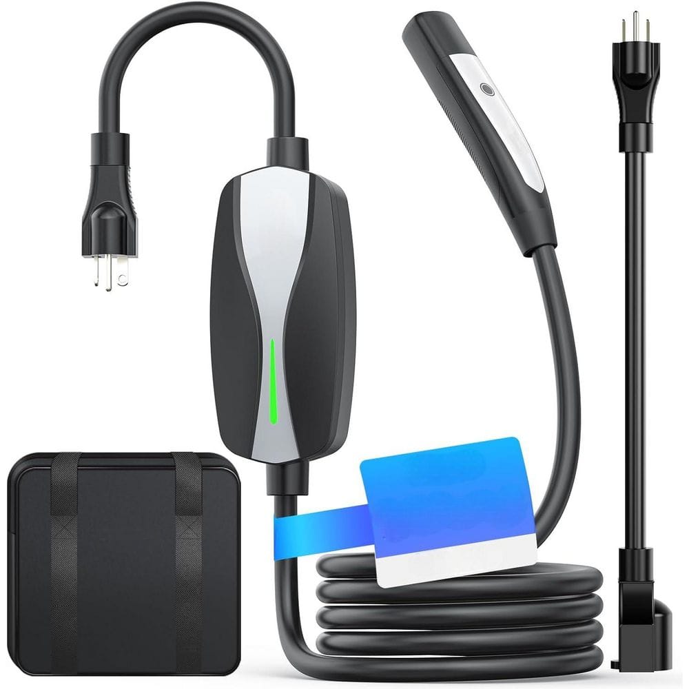 25 ft. 240-Volt Level 2 EV Charger for Tesla with NEMA 6-20 Plug, Home Port
