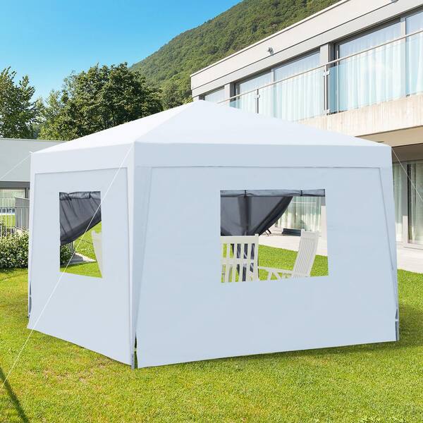 10 ft. x 10 ft. Outdoor Pop Up Canopy Tent with Removable