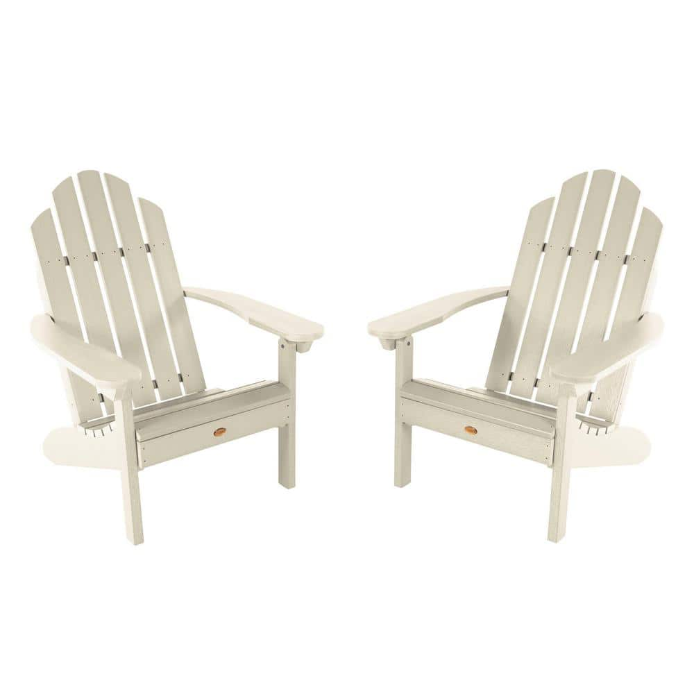 Highwood Classic Westport Whitewash Recycled Plastic Set Of 2   Highwood Plastic Adirondack Chairs Ad Kitclas10 Wae 64 1000 