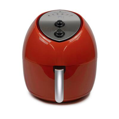 9.5 qt. Red Air Fryer with Rapid Air Circulation System